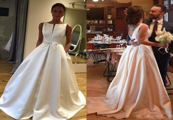 simple a line wedding dresses with pocket satin floor length wedding bridal gown backless beach wedding dress plus size7613820, White
simple a line wedding dresses with pocket satin floor length wedding bridal gown backless beach wedding dress plus size7613820, White
