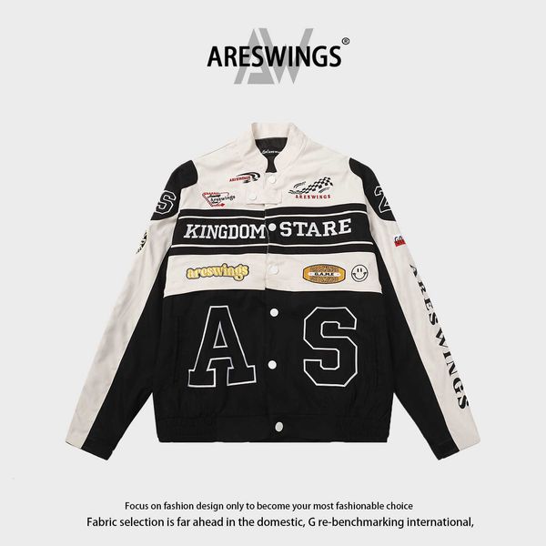 couple detachable motorcycle baseball coat women's autumn/winter vintage american racing spicy girl set 5bgy, White;black
couple detachable motorcycle baseball coat women's autumn/winter vintage american racing spicy girl set 5bgy, White;black