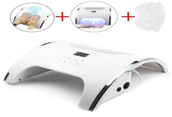 80w strong power nail lamp nail dust collector two in one art salon lamp and collector vacuum cleaner manicure tools9140088, Silver
80w strong power nail lamp nail dust collector two in one art salon lamp and collector vacuum cleaner manicure tools9140088, Silver