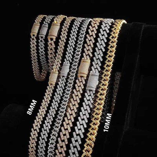 good quality moissanite s925 26inches necklace iced out bling cuban link chain, Silver
good quality moissanite s925 26inches necklace iced out bling cuban link chain, Silver