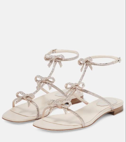 luxury lady pumps rc bow-detail flat sandal rhinestone crystal-embellished satin sandals ankle strap square open toe cool style with box 35-, Black
luxury lady pumps rc bow-detail flat sandal rhinestone crystal-embellished satin sandals ankle strap square open toe cool style with box 35-, Black