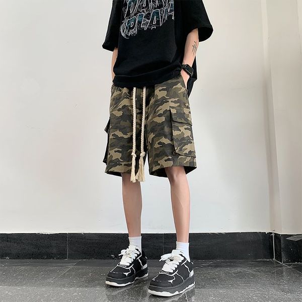 godlikeu men's cargo shorts streetwear designer camouflage big pocket summer loose short pant, White;black
godlikeu men's cargo shorts streetwear designer camouflage big pocket summer loose short pant, White;black