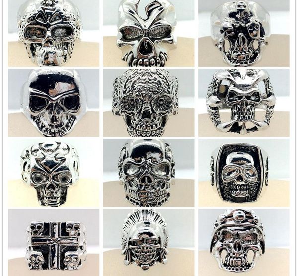 whole 30pcs men039s mix style big size skull carved biker silver plated rings jewelry punk skeleton ring3376822
whole 30pcs men039s mix style big size skull carved biker silver plated rings jewelry punk skeleton ring3376822