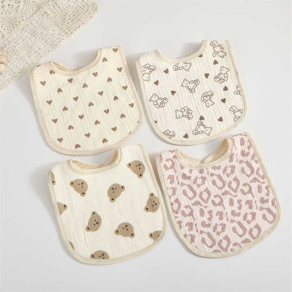 bibs cloths soft cotton gauze 6-layer u-shaped bib printed baby drop newborn burp clothing bandana scarf feeding saliva towel g220605
bibs cloths soft cotton gauze 6-layer u-shaped bib printed baby drop newborn burp clothing bandana scarf feeding saliva towel g220605
