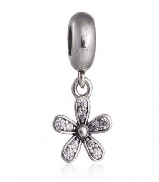 new authentic 925 sterling silver daisy dangle charms with crystal flowers pendant fine jewelry fits beads bracelets diy jewelry m3483882, Black
new authentic 925 sterling silver daisy dangle charms with crystal flowers pendant fine jewelry fits beads bracelets diy jewelry m3483882, Black