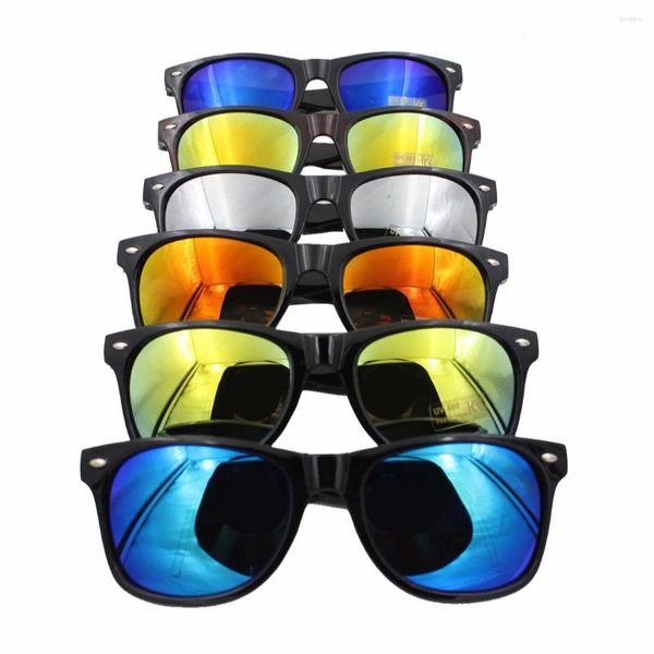 Image of Outdoor Eyewear Mirror Shades Black Sunglasses