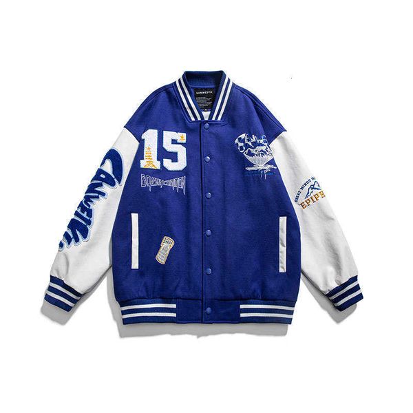 south summer costume 2022 spring contrast panel letter embroidery baseball jersey youth popular stand neck coat men pi4q, White;black
south summer costume 2022 spring contrast panel letter embroidery baseball jersey youth popular stand neck coat men pi4q, White;black