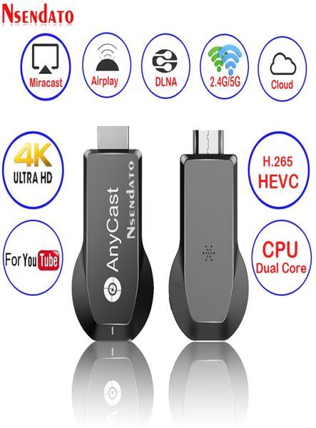 new products anycast m100 24g5g 4k miracast any cast wireless dlna airplay hdmi tv stick wifi display dongle receiver for ios an3039066, Silver
new products anycast m100 24g5g 4k miracast any cast wireless dlna airplay hdmi tv stick wifi display dongle receiver for ios an3039066, Silver