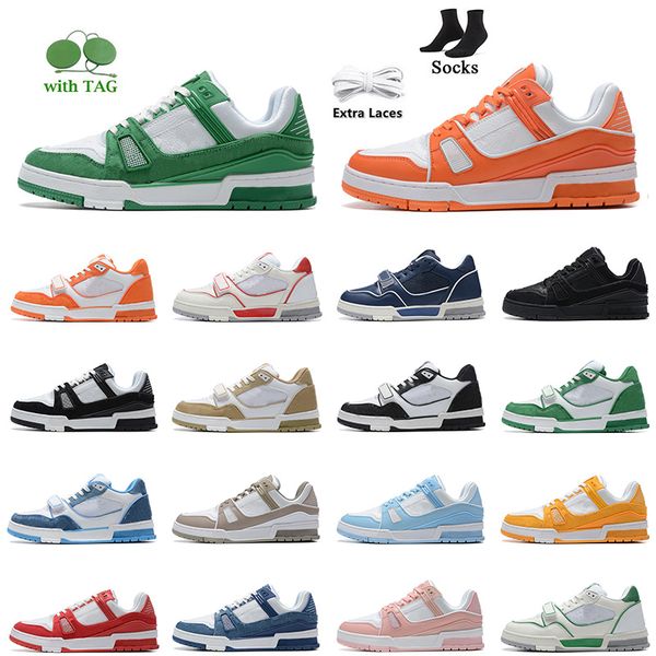 fashion designer low sneakers virgil trainer casual shoes calfskin leather abloh tripler white green dhgate mens women vuittns platform flat, Black
fashion designer low sneakers virgil trainer casual shoes calfskin leather abloh tripler white green dhgate mens women vuittns platform flat, Black