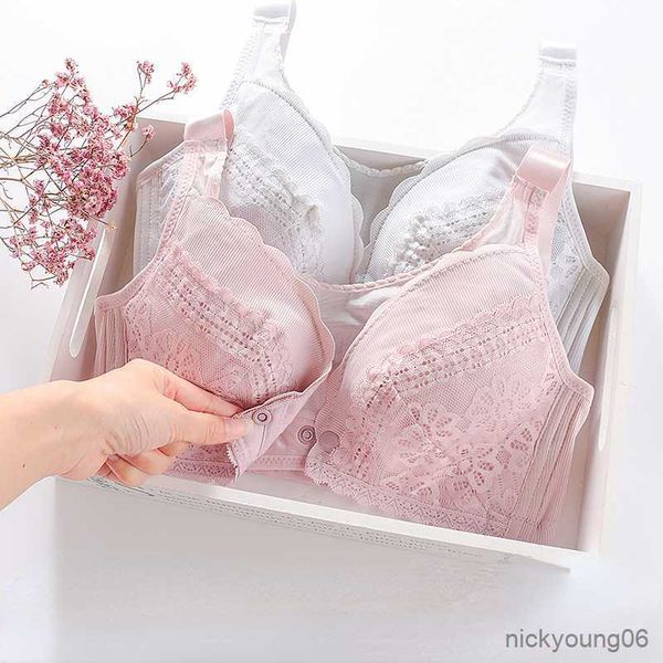 maternity intimates breastfeeding underwear pregnant women no sponge steel ring gather front buckle thin section pregnancy bra, White
maternity intimates breastfeeding underwear pregnant women no sponge steel ring gather front buckle thin section pregnancy bra, White