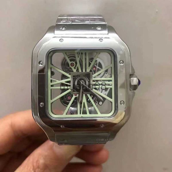 other watches 2023 mens luxury watches square skeleton watch 40mm size watch all stainless steel luminous needles casual business quartz wri, Slivery;black
other watches 2023 mens luxury watches square skeleton watch 40mm size watch all stainless steel luminous needles casual business quartz wri, Slivery;black