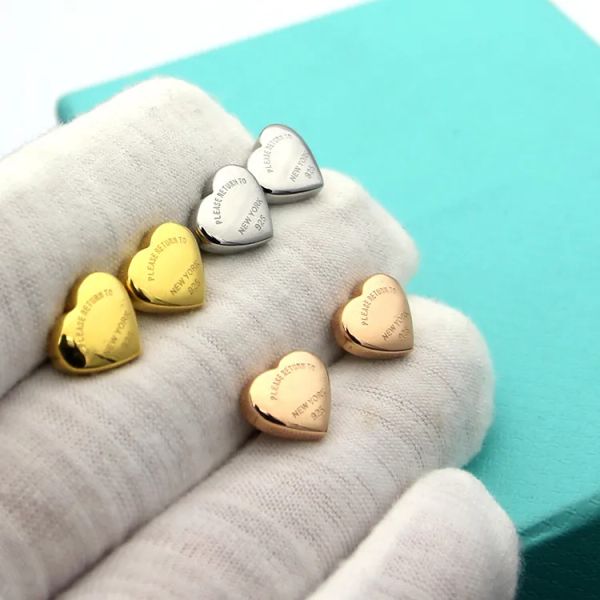 womens t letter heart earrings studs mens arcuate surface studs gold/silvery/rose gold full brand as wedding designer jewelry christmas gift, Golden;silver
womens t letter heart earrings studs mens arcuate surface studs gold/silvery/rose gold full brand as wedding designer jewelry christmas gift, Golden;silver