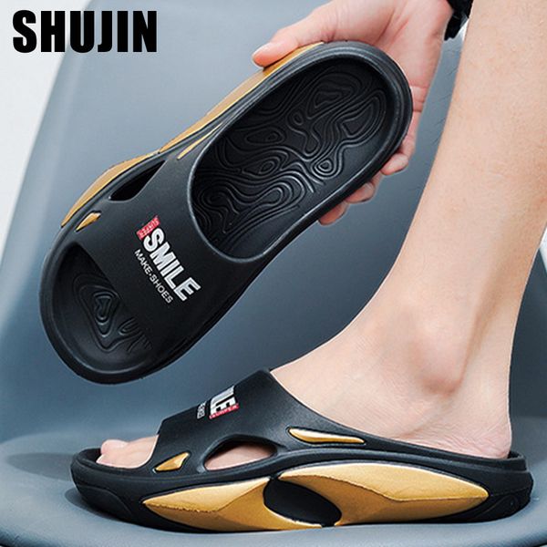 2023 summer sneaker slippers thick soled platform slides for women men soft eva hollow sports sandals casual beach shoes, Black
2023 summer sneaker slippers thick soled platform slides for women men soft eva hollow sports sandals casual beach shoes, Black