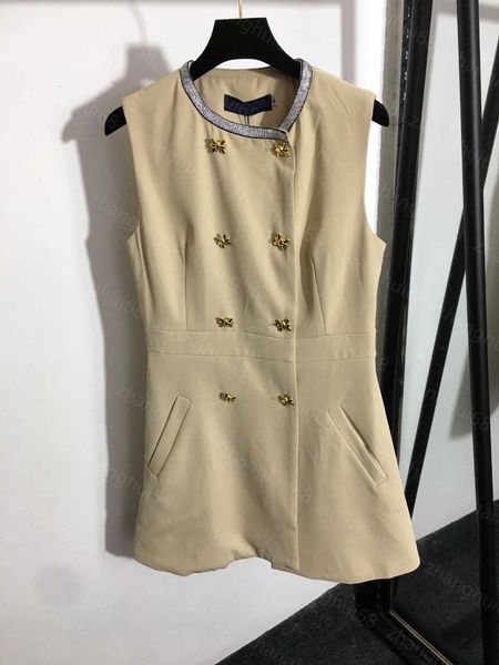 23ss summer dresses women dress womens designer clothing presbyterian logo printed double-breasted sleeveless vest dress womens clothing, Black;gray
23ss summer dresses women dress womens designer clothing presbyterian logo printed double-breasted sleeveless vest dress womens clothing, Black;gray
