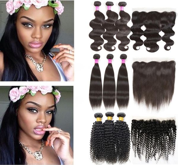 brazilian hair bundles wet and wavy body wave straight remy human hair lace closure 3 bundles with kinky curly 13x4 weaves frontal8772822, Black;brown
brazilian hair bundles wet and wavy body wave straight remy human hair lace closure 3 bundles with kinky curly 13x4 weaves frontal8772822, Black;brown