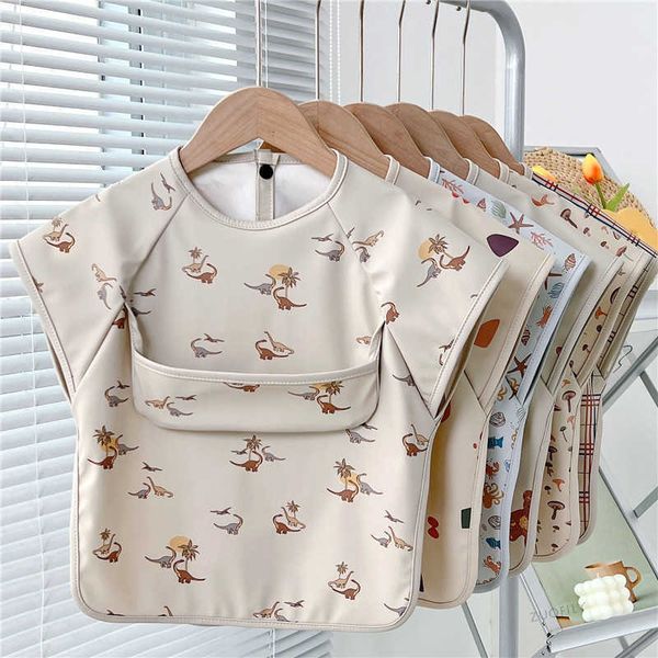 bibs burp cloths waterproof sleeveless feeding accessories children's apron baby bib cute art smoke g220605
bibs burp cloths waterproof sleeveless feeding accessories children's apron baby bib cute art smoke g220605