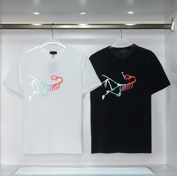 men's t shirts designer three-dimensional relief short sleeve crewneck for men and women couples, White;black
men's t shirts designer three-dimensional relief short sleeve crewneck for men and women couples, White;black