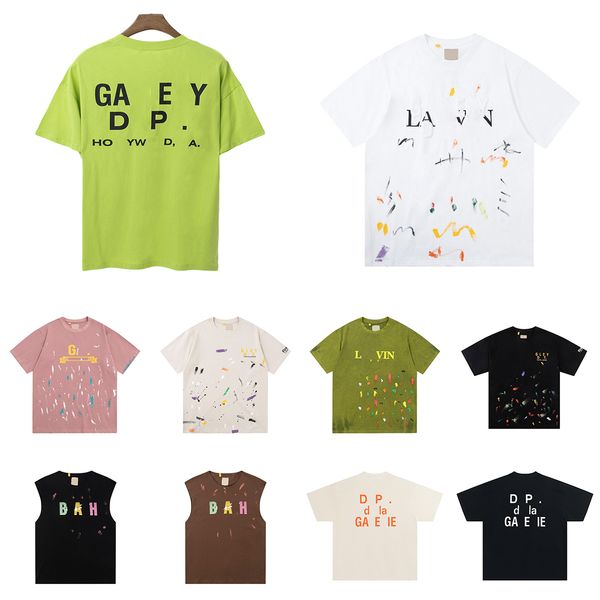 womens mens designer galleries t shirt casual man womens tees hand-painted ink splash graffiti letters dept loose short-sleeved round neck c, White;black
womens mens designer galleries t shirt casual man womens tees hand-painted ink splash graffiti letters dept loose short-sleeved round neck c, White;black