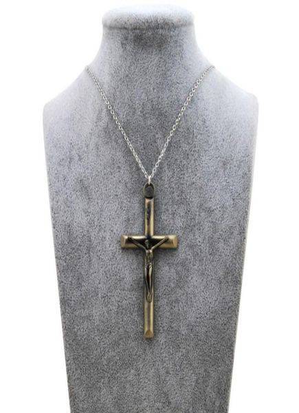original new retro cross jesus choker necklace women vintage silver inri crucifix prayer chain necklace men christian male jewelry7119018
original new retro cross jesus choker necklace women vintage silver inri crucifix prayer chain necklace men christian male jewelry7119018
