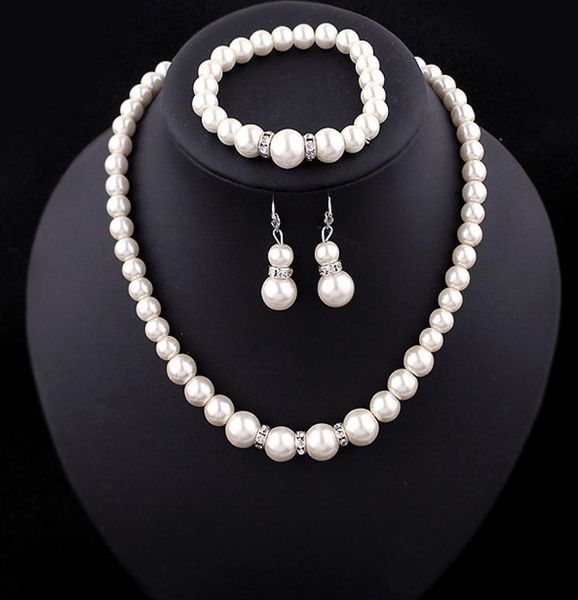 2019 fashion custom jewelry sets pearl bracelet necklace wedding bridal accessories for woman8499037, White
2019 fashion custom jewelry sets pearl bracelet necklace wedding bridal accessories for woman8499037, White