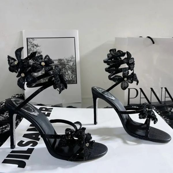 casual shoes high heels sandals designer women dress 9.5 cm serpentine wraparound crystal bow fashion party stiletto heel wedding shoe, Black
casual shoes high heels sandals designer women dress 9.5 cm serpentine wraparound crystal bow fashion party stiletto heel wedding shoe, Black