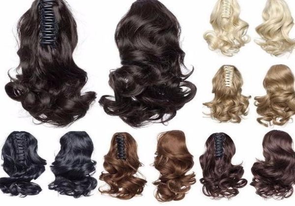fashion 12quot short wavy extensions claw on ponytails synthetic black brown blonde women039s hairpiece hair ponytail7183289
fashion 12quot short wavy extensions claw on ponytails synthetic black brown blonde women039s hairpiece hair ponytail7183289