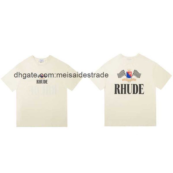 designer t shirt fashion brand rhudes new 22ss high street fashion loose print short sleeve t-shirt for couples, White;black
designer t shirt fashion brand rhudes new 22ss high street fashion loose print short sleeve t-shirt for couples, White;black