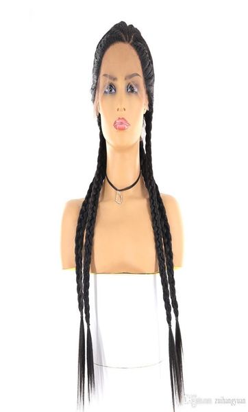 long braided synthetic lace front wigs for black women soku natural black color lace front braided wig 24inch part trendy wig new2917934
long braided synthetic lace front wigs for black women soku natural black color lace front braided wig 24inch part trendy wig new2917934