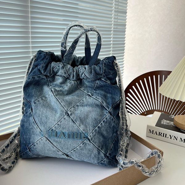 french womens gradient denim cowboy drawstring backpack bags handle tote 22 shopping quilted purse large capacity outdoor sacoche shoulder h
french womens gradient denim cowboy drawstring backpack bags handle tote 22 shopping quilted purse large capacity outdoor sacoche shoulder h