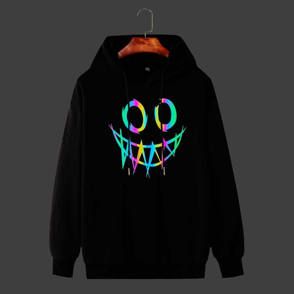reflective cartoon graphic men drawstring hoodie sweatsuit tracksuit pullover clothes plus size men's hoodies sweatshirts kmv, Black
reflective cartoon graphic men drawstring hoodie sweatsuit tracksuit pullover clothes plus size men's hoodies sweatshirts kmv, Black