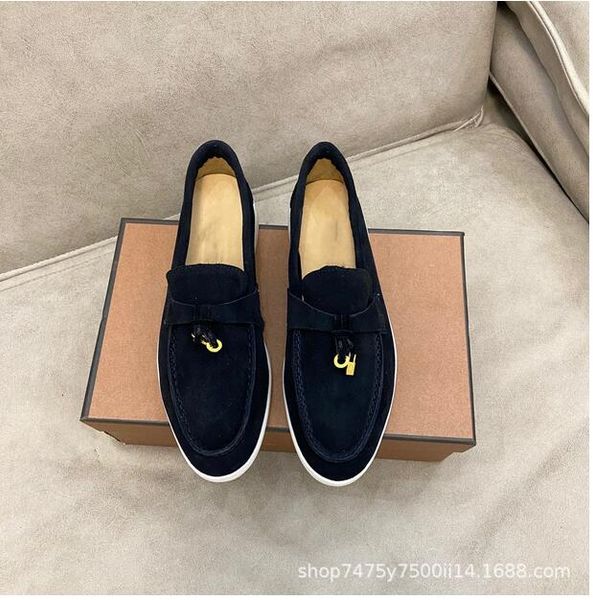 classical designer suede casual shoes leisure sneakers brand flats trainers for women round toe loafers mental decor chic slip on thick sole, Black
classical designer suede casual shoes leisure sneakers brand flats trainers for women round toe loafers mental decor chic slip on thick sole, Black