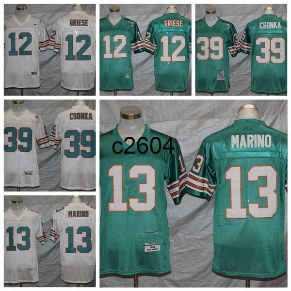 c2604 mens vintage football jerseys 12 bob griese 13 dan marino 39 larry csonka retro jersey stitched name teal green shirts m-xxxl, Black
c2604 mens vintage football jerseys 12 bob griese 13 dan marino 39 larry csonka retro jersey stitched name teal green shirts m-xxxl, Black
