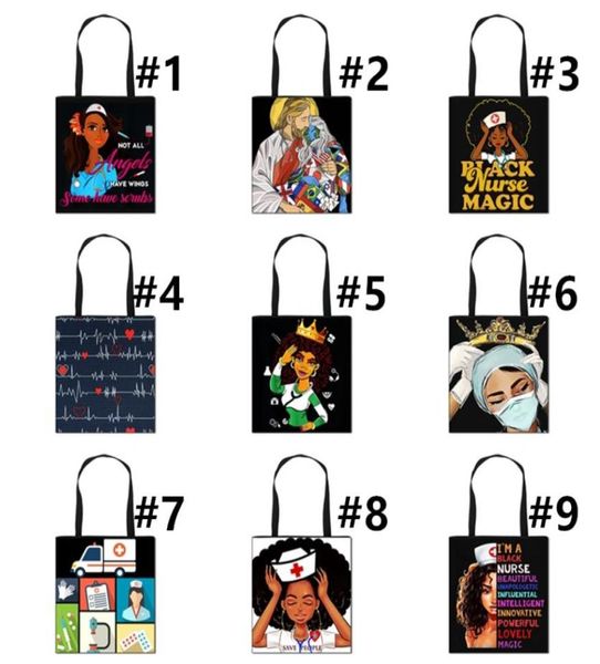 handbags female nurse pattern folding shopping bag convenient storage bag tote bag large capacity handbag totes storage gift bags 6058829, Black 
handbags female nurse pattern folding shopping bag convenient storage bag tote bag large capacity handbag totes storage gift bags 6058829, Black