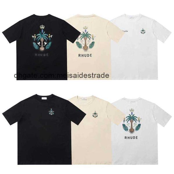 designer t shirt rhudes exclusive crown coconut tree letter print fashion casual round neck short sleeve t-shirt for men and women summer, White;black
designer t shirt rhudes exclusive crown coconut tree letter print fashion casual round neck short sleeve t-shirt for men and women summer, White;black