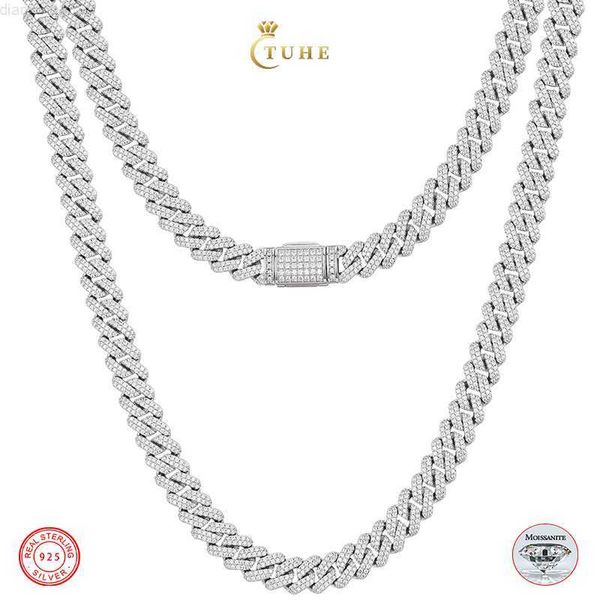 fine jewelry women 9mm full vvs moissanite diamond iced out miami cuban link chain 925 sterling silver cuban necklace
fine jewelry women 9mm full vvs moissanite diamond iced out miami cuban link chain 925 sterling silver cuban necklace