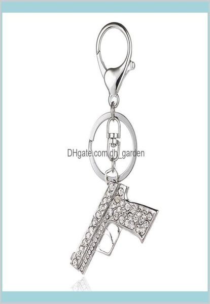 fashion sier color lobster clasp rings dangle rhinestone gun charm metal keychains for men key accessories drop delivery 2021 kyel2677912, Silver
fashion sier color lobster clasp rings dangle rhinestone gun charm metal keychains for men key accessories drop delivery 2021 kyel2677912, Silver