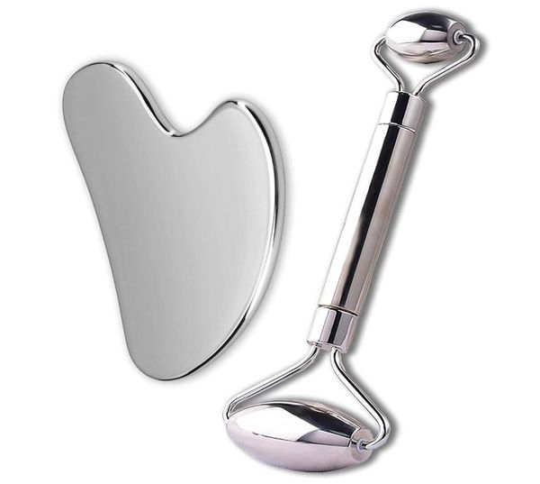 face roller stainless steel massager and gua sha scraper set for eye neck body care facial massage tool reduce puffiness health an1994761
face roller stainless steel massager and gua sha scraper set for eye neck body care facial massage tool reduce puffiness health an1994761