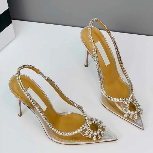 aquazzura summer luxury temptation crystal concerto sandals shoes for women embellished pvc peep toe sling-back high heels bridal wedding pa, Black
aquazzura summer luxury temptation crystal concerto sandals shoes for women embellished pvc peep toe sling-back high heels bridal wedding pa, Black
