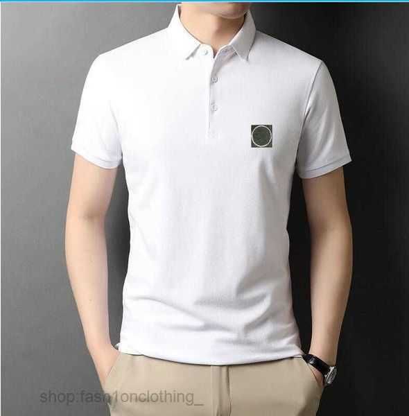 stone jacket brand polos summer classic solid mercerized cotton polo shirt men's short sleeve t-shirt is land casual 15, White;black
stone jacket brand polos summer classic solid mercerized cotton polo shirt men's short sleeve t-shirt is land casual 15, White;black