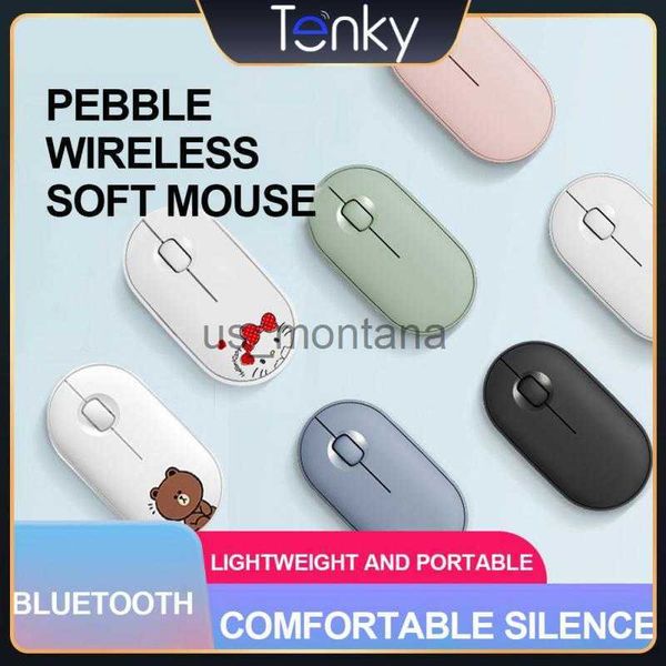 Image of Mice Comfortable hand feeling Pebble Mute Mouse M350 Bluetooth Dual Mode Wireless Mouse Fashion light lovely Multilink Office Mouse J230606