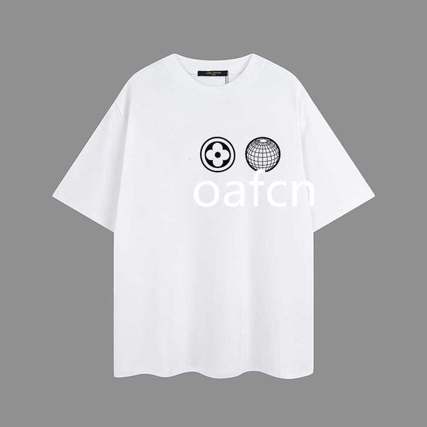 2023 men's round neck t-shirt designer casual short sleeve letter printed sweatshirt pure cotton couple matching sports top, White;black
2023 men's round neck t-shirt designer casual short sleeve letter printed sweatshirt pure cotton couple matching sports top, White;black