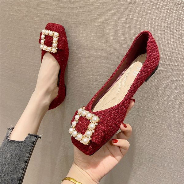 wedding flat heels for women black flats square head pearls rhinestones soft sole spring summer zapatos planos scoop shoes 44 45
wedding flat heels for women black flats square head pearls rhinestones soft sole spring summer zapatos planos scoop shoes 44 45