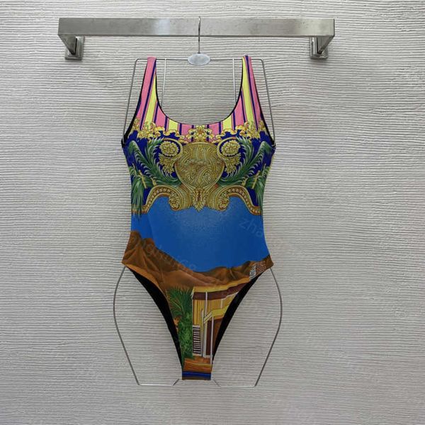 23ss womens swimwear womens bikini designer bathing suit bikini swimwear portrait color contrast landscape print backless one-piece swimsuit, White;black
23ss womens swimwear womens bikini designer bathing suit bikini swimwear portrait color contrast landscape print backless one-piece swimsuit, White;black