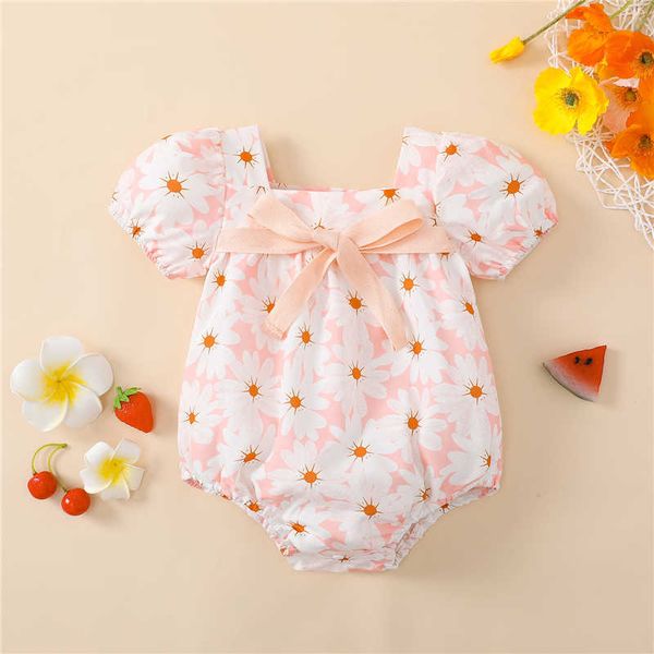jumpsuits summer newborn baby clothing printed short sleeved jumpsuit for children sweet bow set g220606, Blue
jumpsuits summer newborn baby clothing printed short sleeved jumpsuit for children sweet bow set g220606, Blue