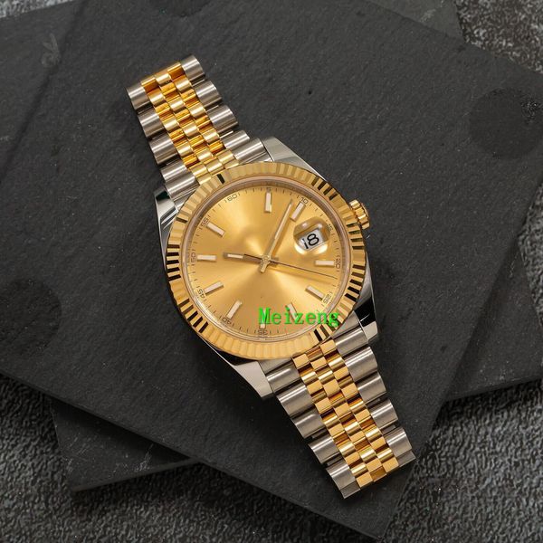 luxury wristwatch brand new men's automatic watches datejust 126333 41mm champagne dial with two tone jubilee bracelet, Slivery;brown
luxury wristwatch brand new men's automatic watches datejust 126333 41mm champagne dial with two tone jubilee bracelet, Slivery;brown