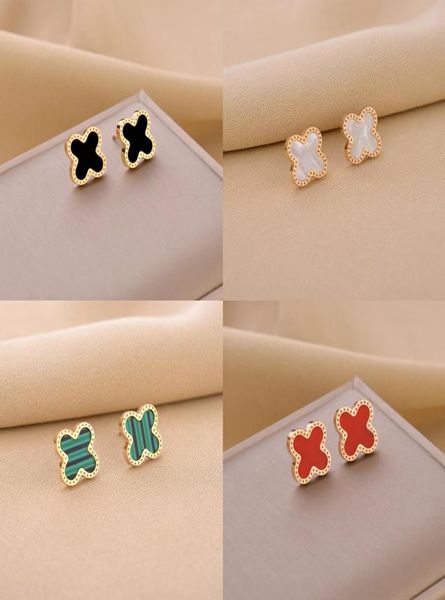 women leaf studs 18k rose gold plated titanium steel earrings fashion design shell flower jewelry gifts black green white red leav8424596, Golden;silver
women leaf studs 18k rose gold plated titanium steel earrings fashion design shell flower jewelry gifts black green white red leav8424596, Golden;silver