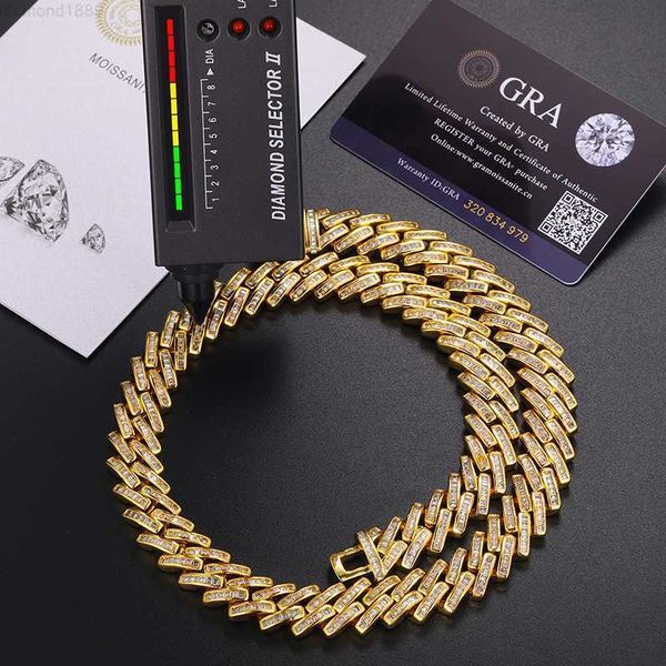 14mm 14k 18k yellow gold plated 925 sterling silver vvs baguette moissanite diamond iced out cuban link chain necklace
14mm 14k 18k yellow gold plated 925 sterling silver vvs baguette moissanite diamond iced out cuban link chain necklace
