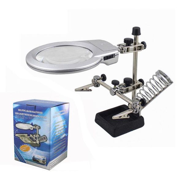 helping third hand 25x 6x magnifier soldering stand clamp holder alligator clip6220759
helping third hand 25x 6x magnifier soldering stand clamp holder alligator clip6220759