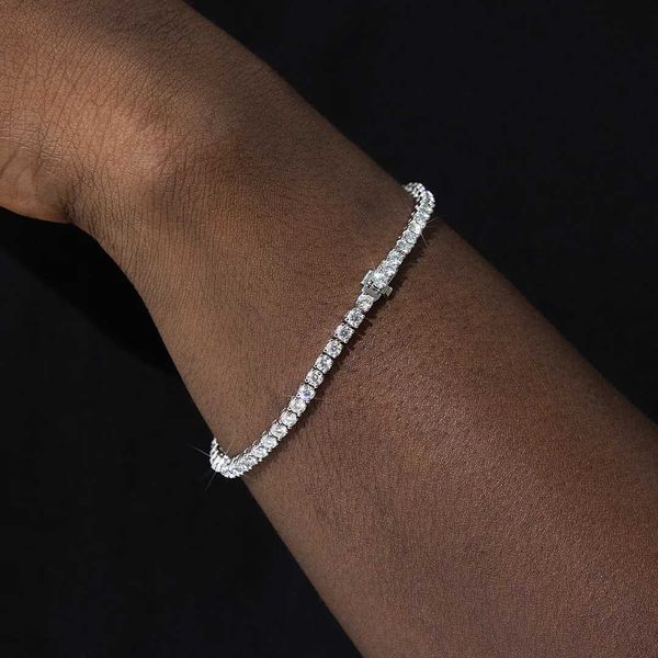vvs moissanite diamond jewelry 3mm tennis chain hip hop custom silver tennis bracelet for men
vvs moissanite diamond jewelry 3mm tennis chain hip hop custom silver tennis bracelet for men