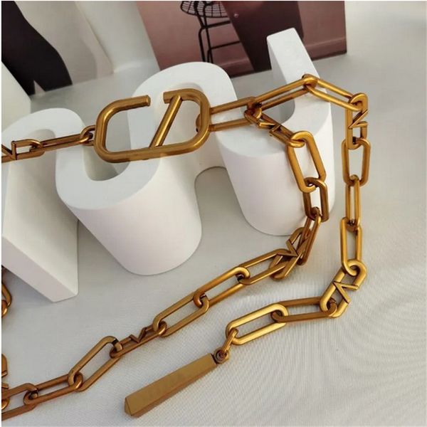2023 metal chain belt letter belts women fashion vrsatile light luxury waist chains men designer belt cha318, Black;brown
2023 metal chain belt letter belts women fashion vrsatile light luxury waist chains men designer belt cha318, Black;brown
